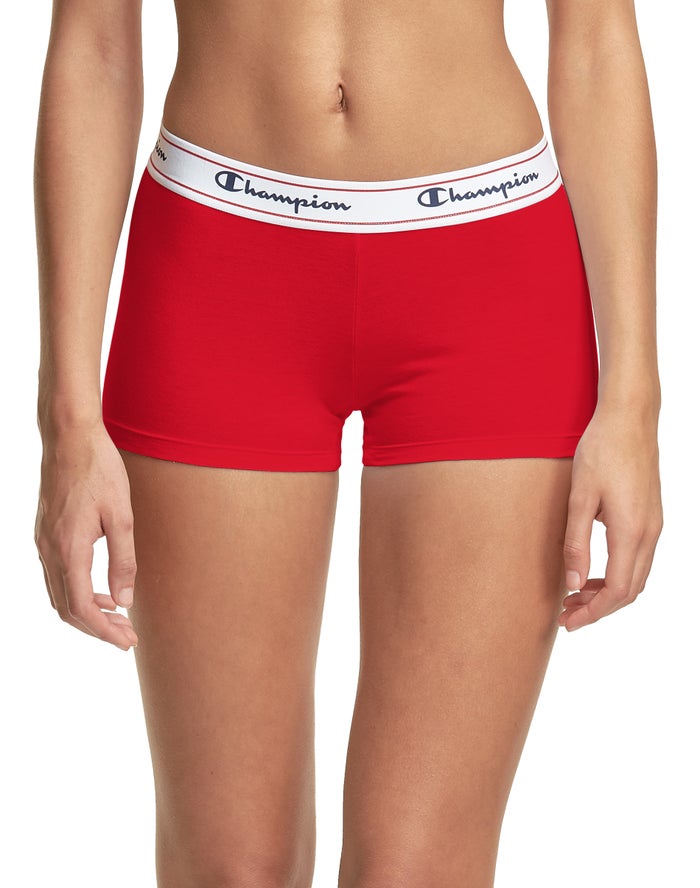 Champion logo Onderbroek Dames - Rood - Belgie 1754WVRDQ